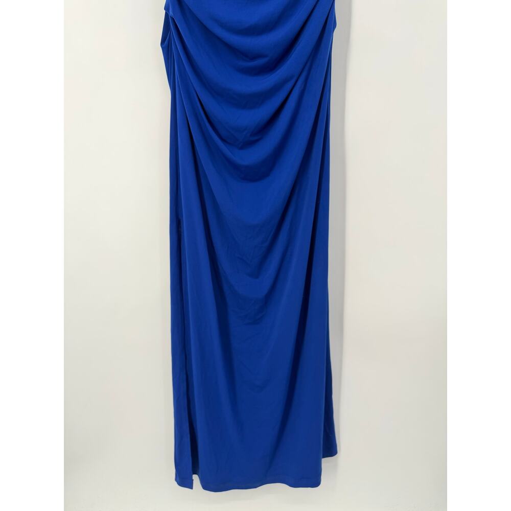Laundry by Shelli Segal Maxi Dress Square Neck Sleeveless Ruched Formal Gown - Picture 5 of 10